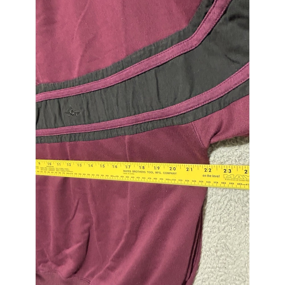 Vintage 90s Greenline International Pullover Shirt Mens L Purple Black Blokecore - Picture 4 of 11